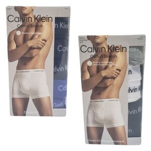 Calvin Klein Cotton Stretch Trunks Classic 10 Pairs Large White/Black/Grey/Blue